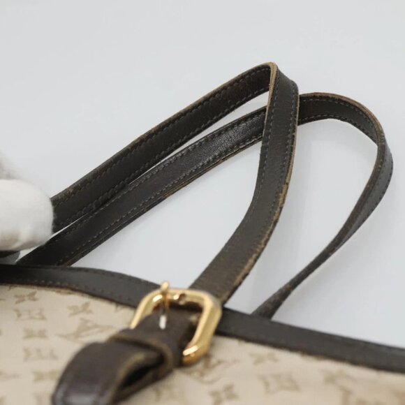 LOUIS VUITTON Monogram Mini Françoise 2Way Tote Bag Khaki M92209 Auth 116567 - Picture 9 of 15